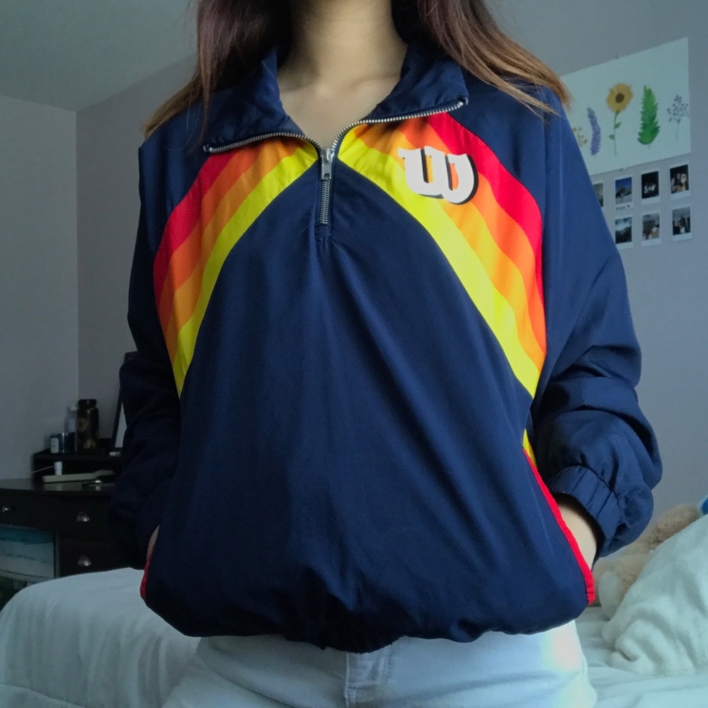 Wilson quarter zip windbreaker